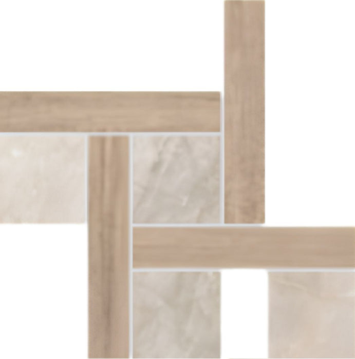 Classy Basket Weave Mosaic