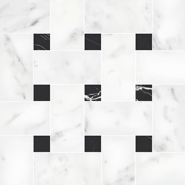 Majestic Basketweave Mosaics