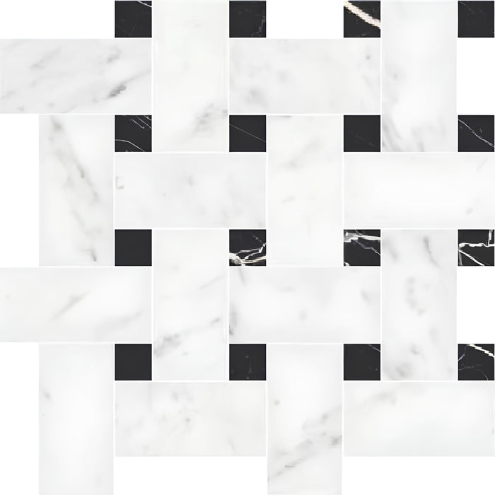 Majestic Basketweave Mosaics