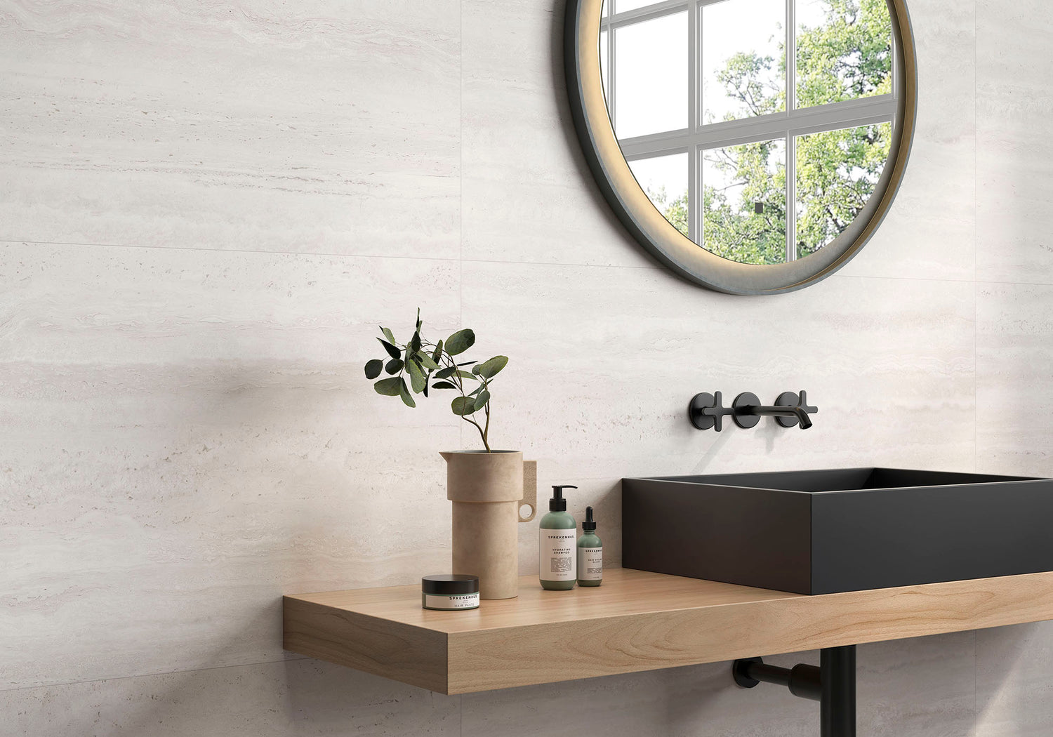 More About Stratos Travertine