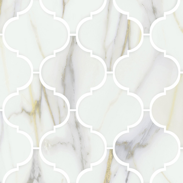 Mythique Marble Arabesque Mosaic