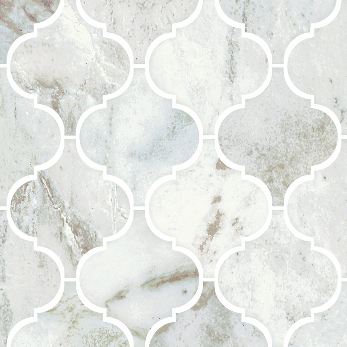 Mythique Marble Arabesque Mosaic