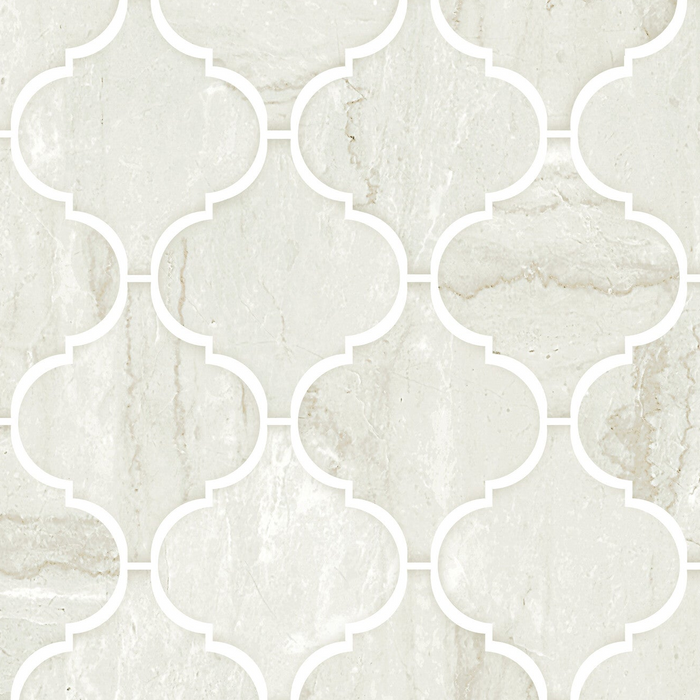 Mythique Marble Arabesque Mosaic