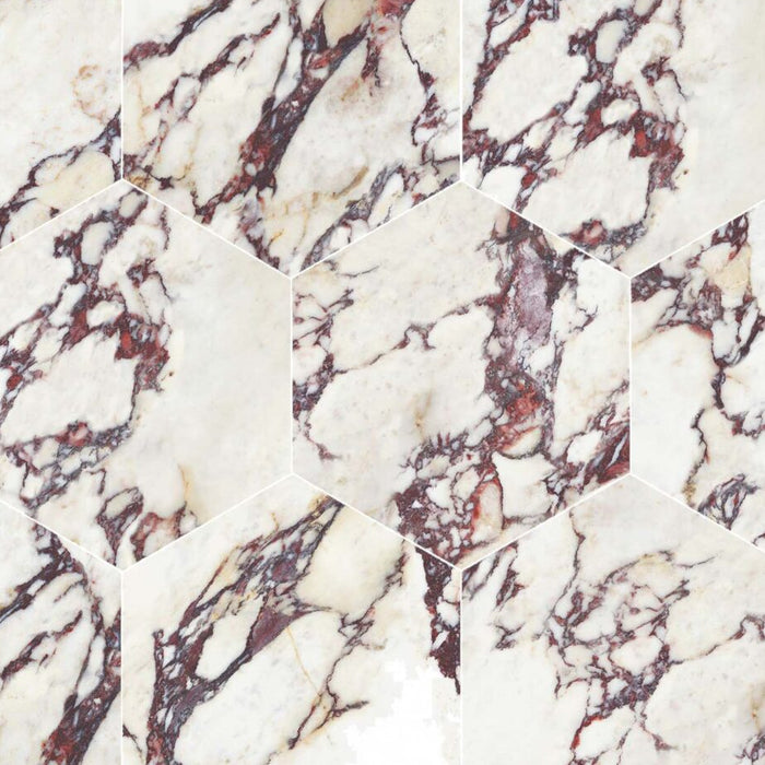 Calacatta Viola Hexagon Mosaic
