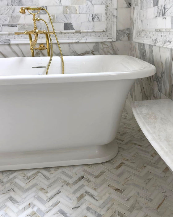 Marble Herringbones