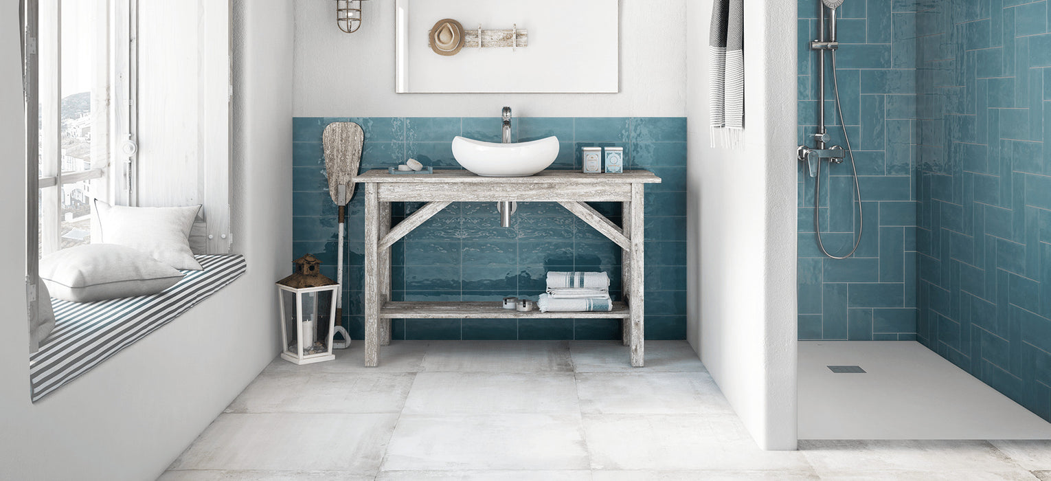 Maiolica Concrete Wall