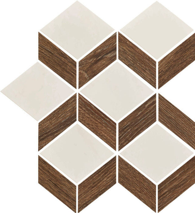 Carrara Select Tiziano Diamond Mosaic