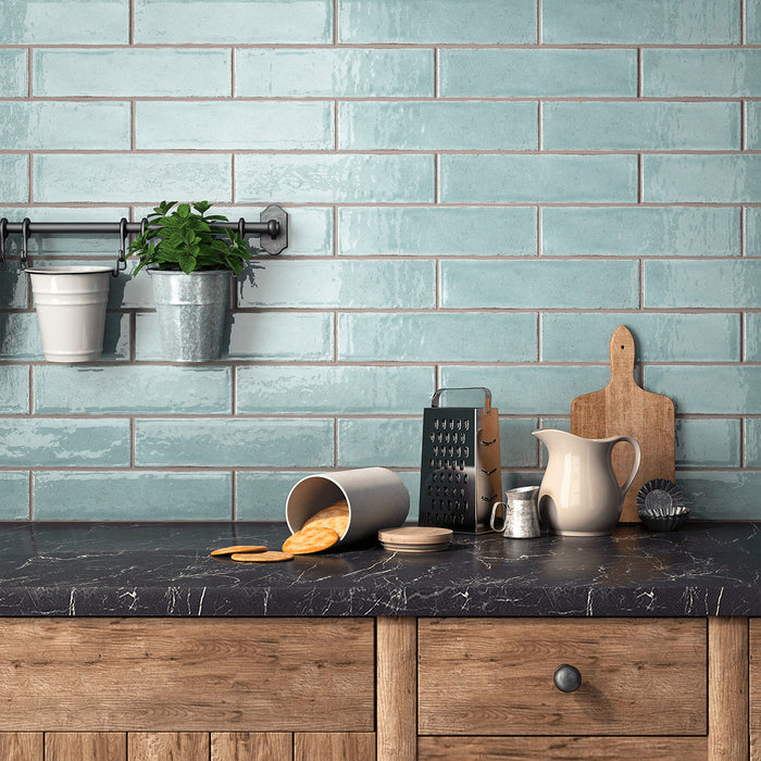 Maiolica Concrete Wall