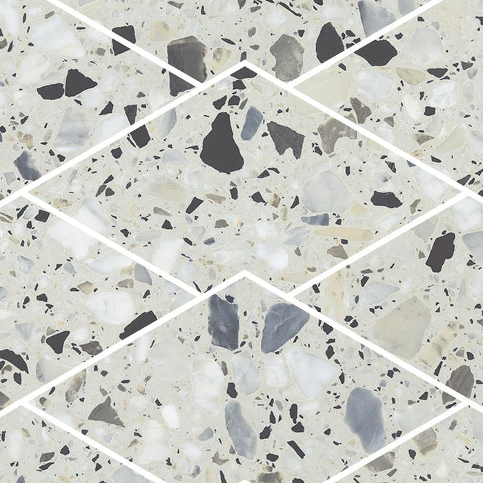 Terrazzo Allure Stacked Diamond Mosaic