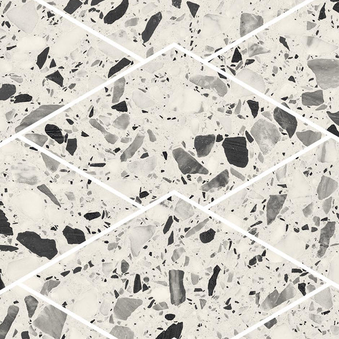 Terrazzo Allure Stacked Diamond Mosaic