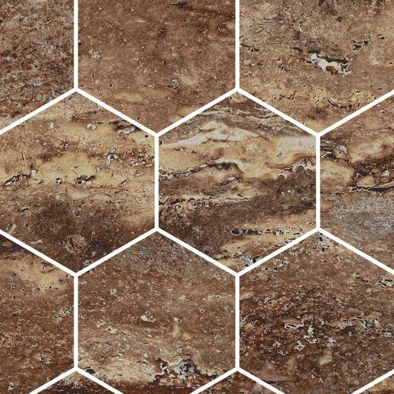 Milestone Travertine Square Mosaic