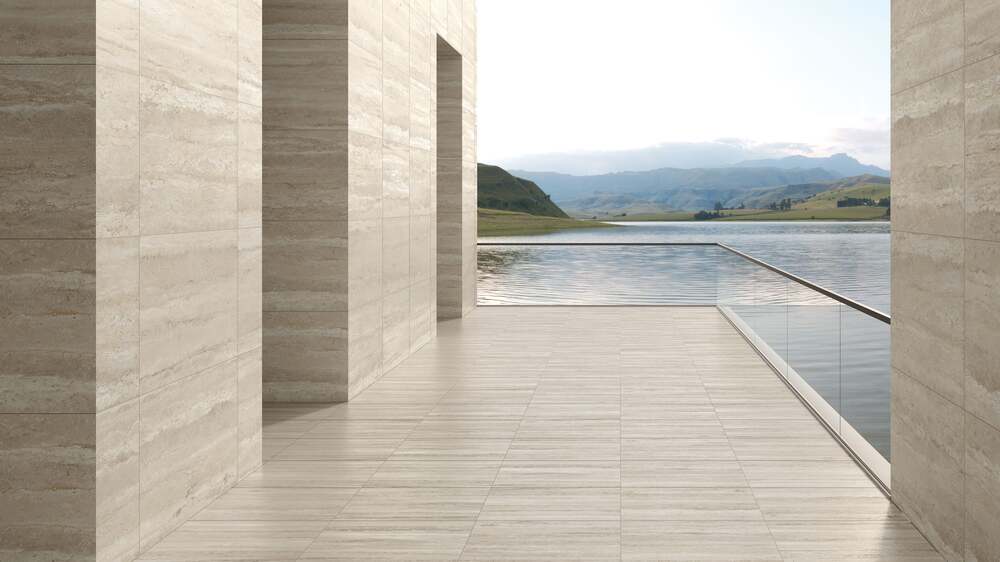 Milestone Travertine Hexagon Mosaic