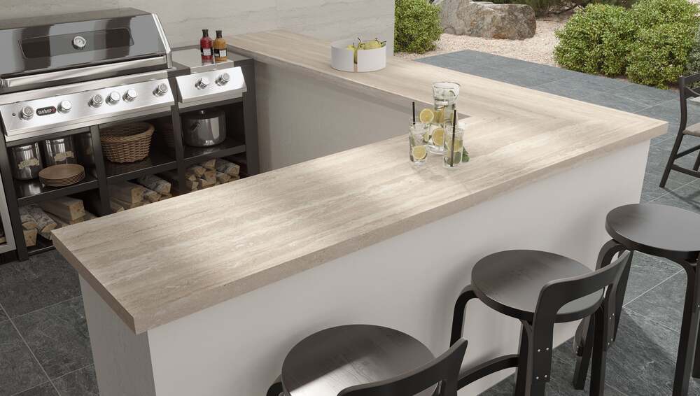 Milestone Travertine Hexagon Mosaic