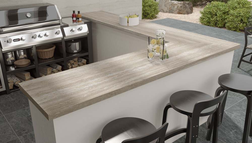 Milestone Travertine Hexagon Mosaic
