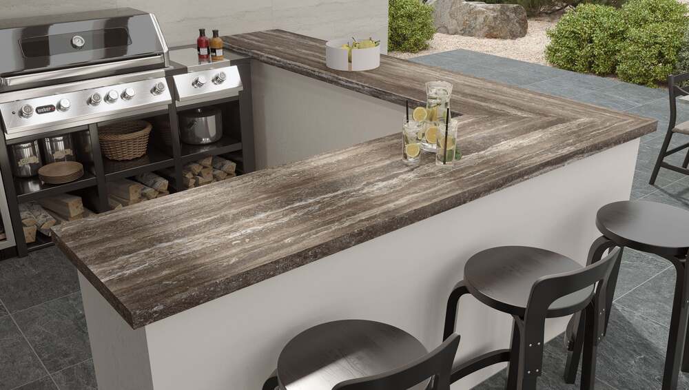 Milestone Travertine Hexagon Mosaic