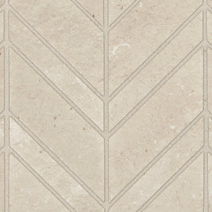 Modern Formation Mixed Chevron Mosaic