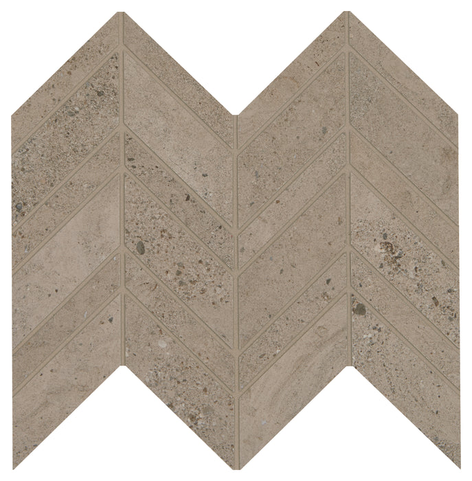 Modern Formation Mixed Chevron Mosaic
