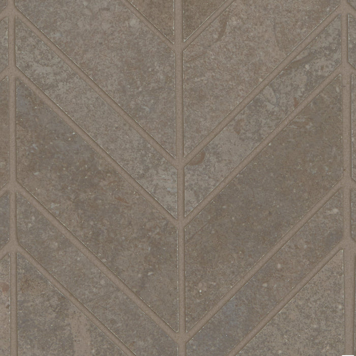 Modern Formation Mixed Chevron Mosaic