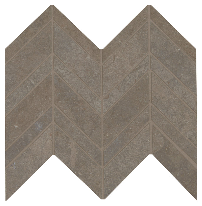Modern Formation Mixed Chevron Mosaic
