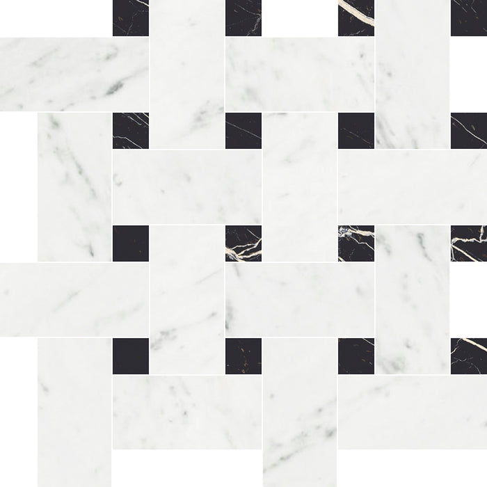 Majestic Basketweave Mosaics