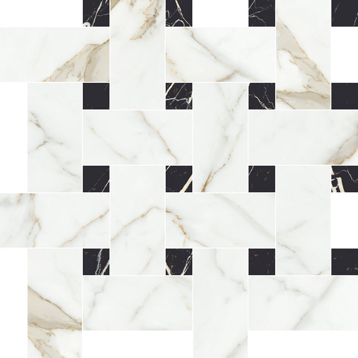 Majestic Basketweave Mosaics