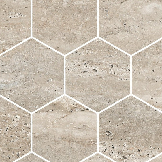 Milestone Travertine Square Mosaic