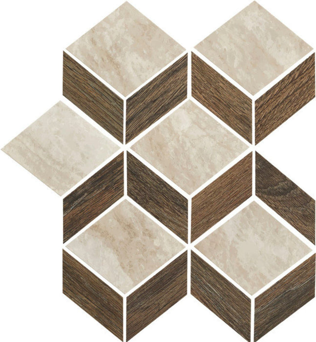 Carrara Select Tiziano Diamond Mosaic