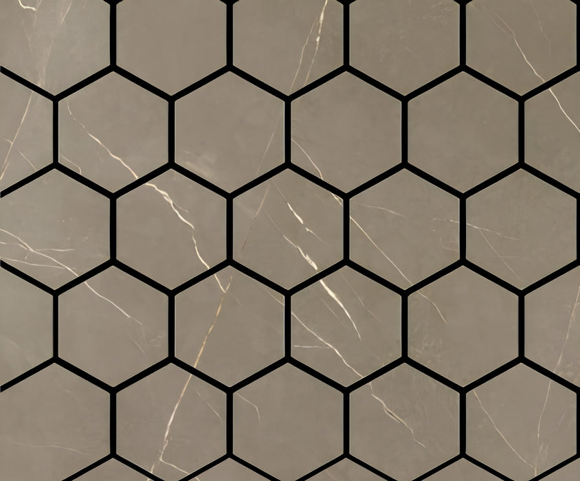 Royal Marble Hexagon Mosaic