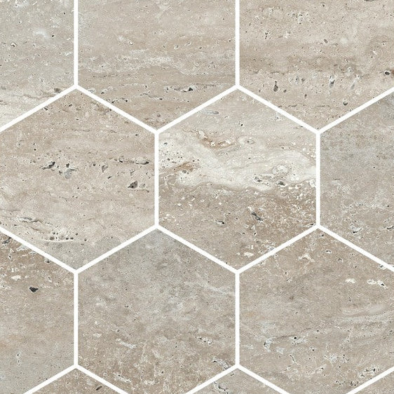 Milestone Travertine Square Mosaic