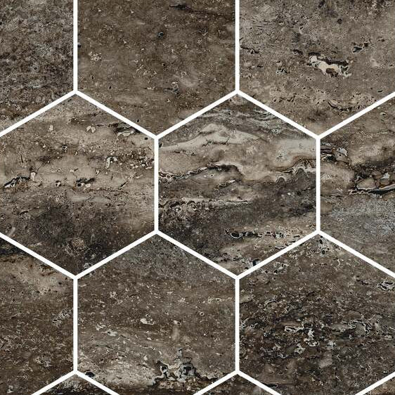 Milestone Travertine Square Mosaic