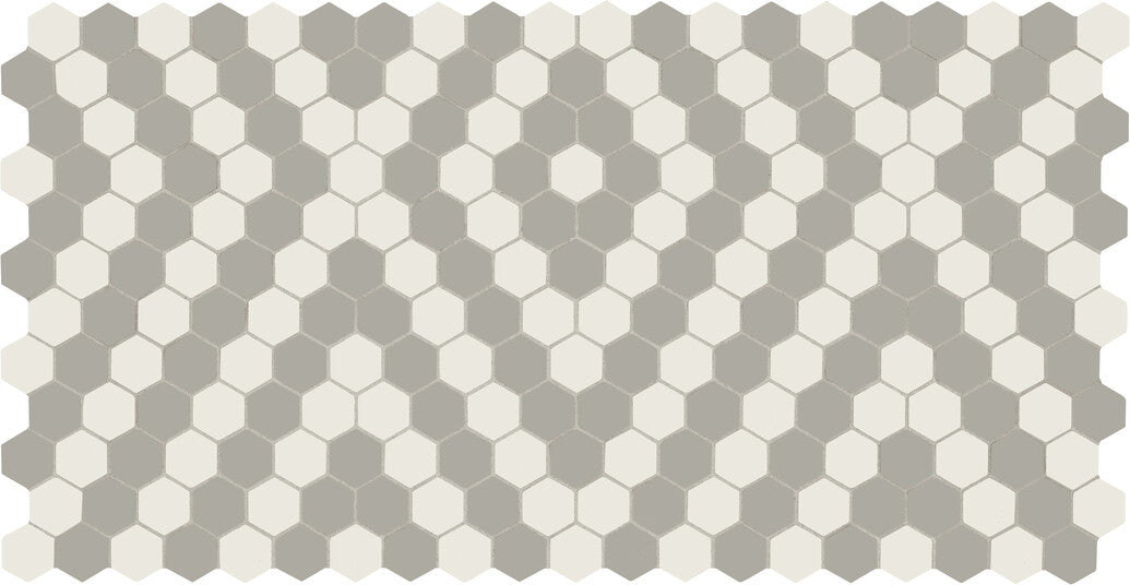 Unglazed Mosaics: Penny & Hexagon