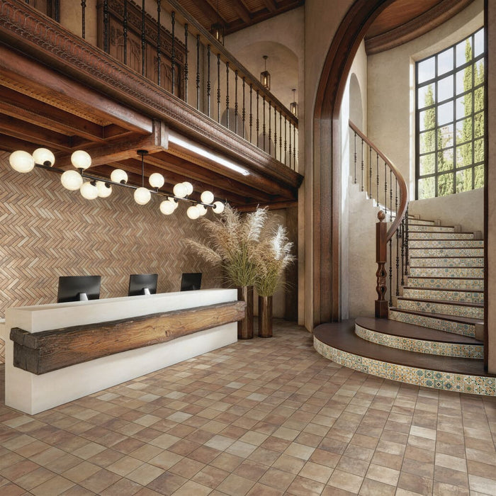 Cotto Revival Stacked Mosaic