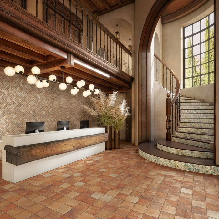 Cotto Revival Stacked Mosaic