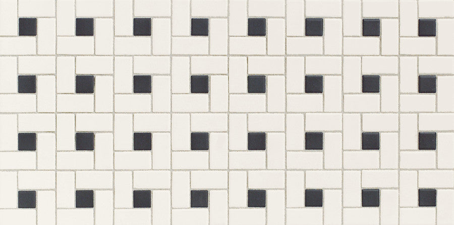 Unglazed Mosaics: Penny & Hexagon