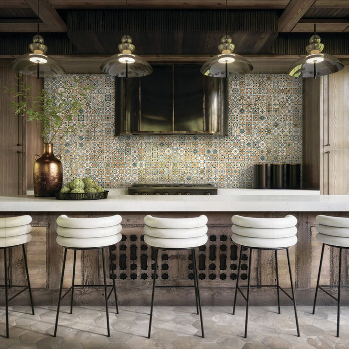 Cotto Revival Stacked Mosaic