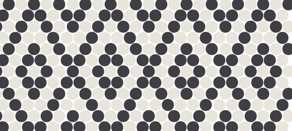 Unglazed Mosaics: Penny & Hexagon