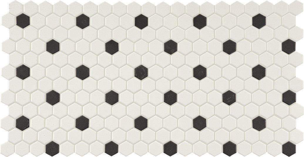 Unglazed Mosaics: Penny & Hexagon