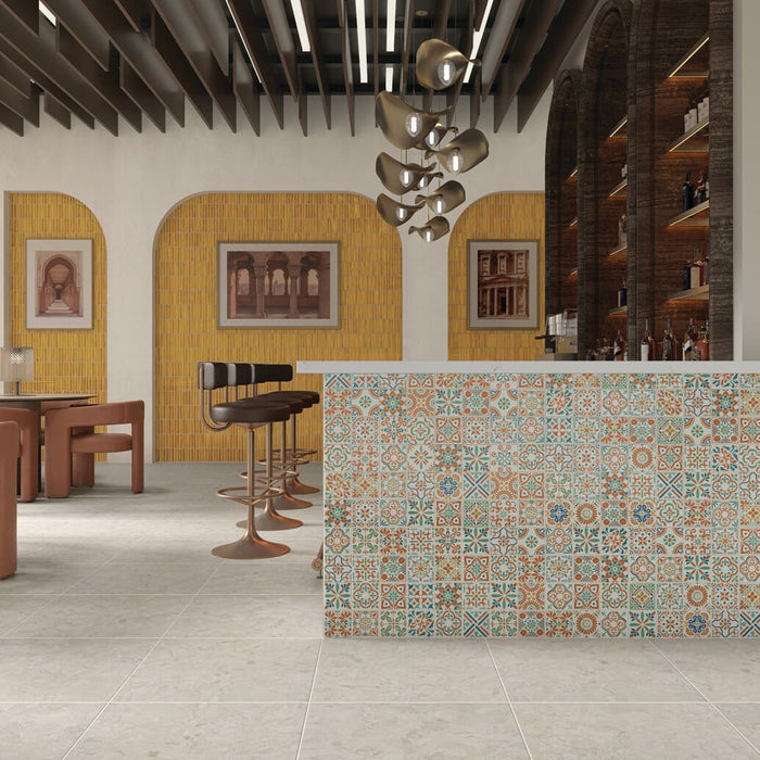 Cotto Revival Stacked Mosaic