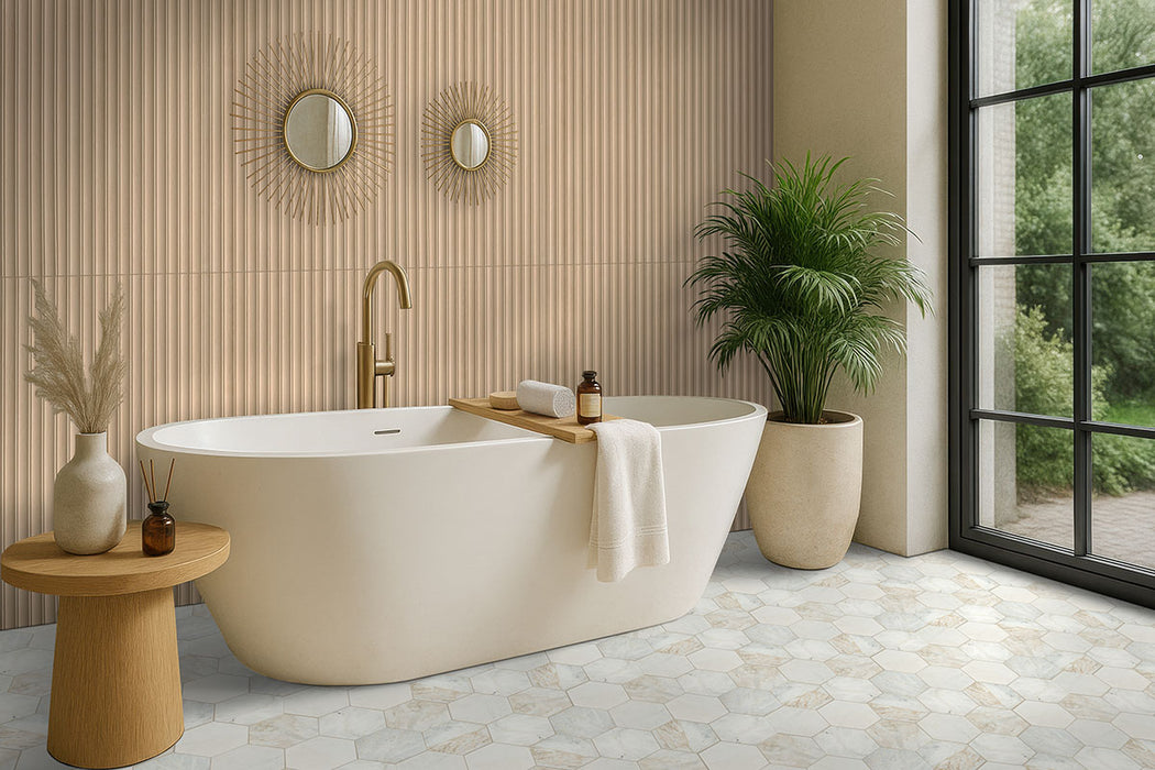 Arabescato Venato Mosaics