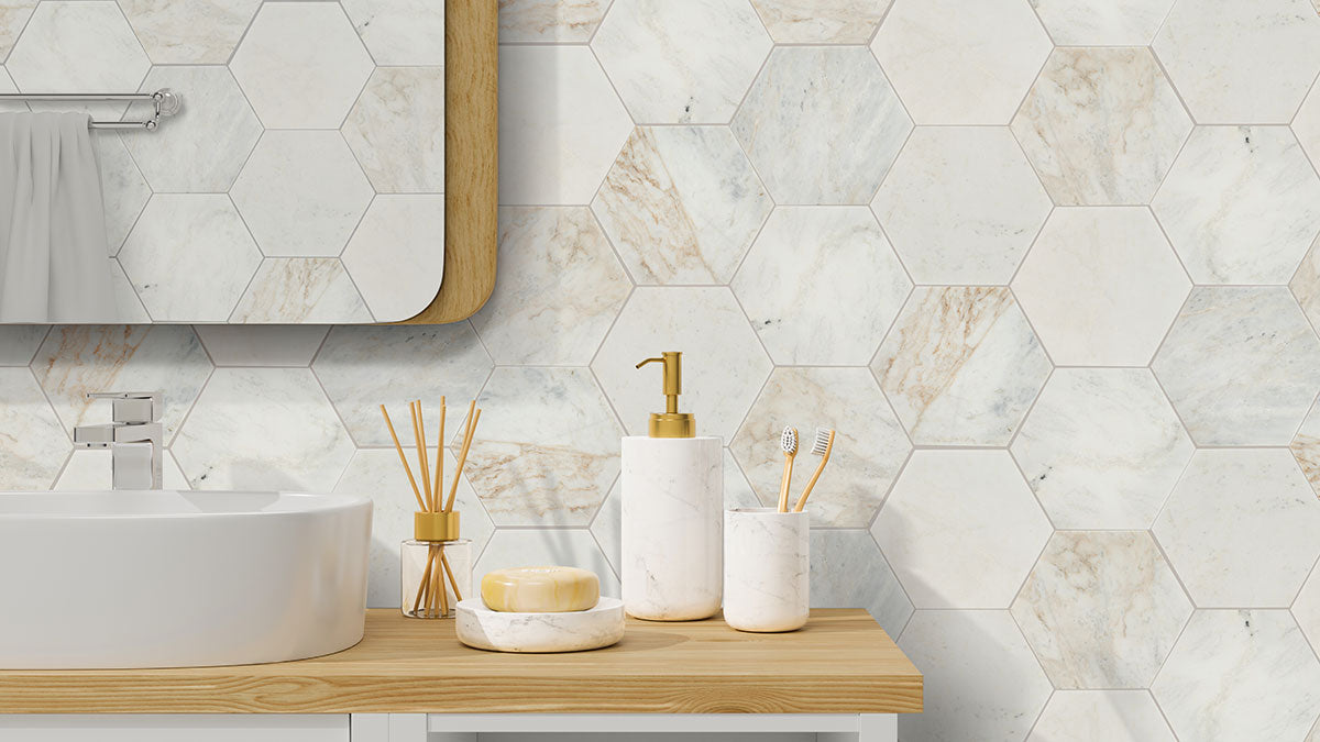 Arabescato Venato Mosaics