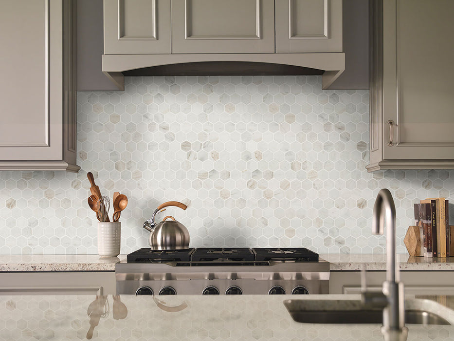 Arabescato Venato Mosaics