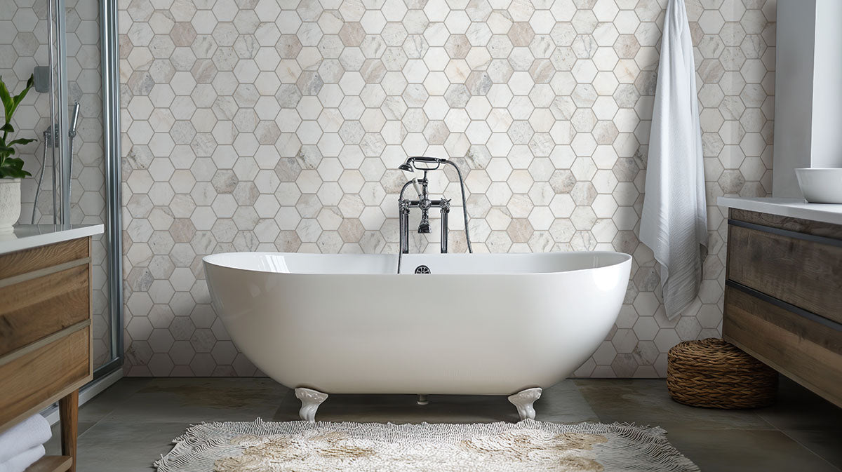 Arabescato Venato Mosaics