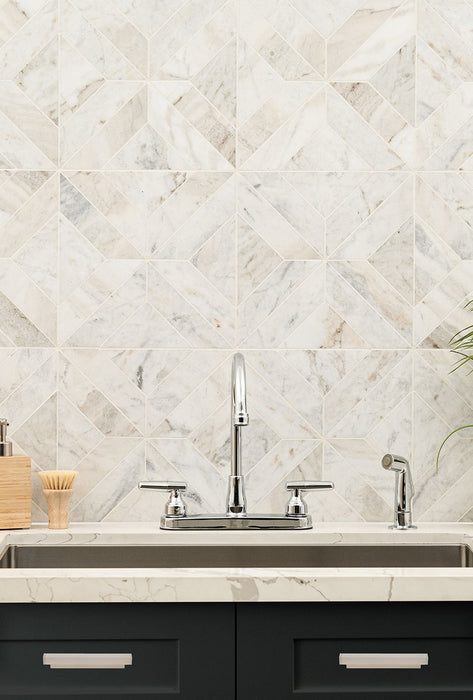 Arabescato Venato Mosaics