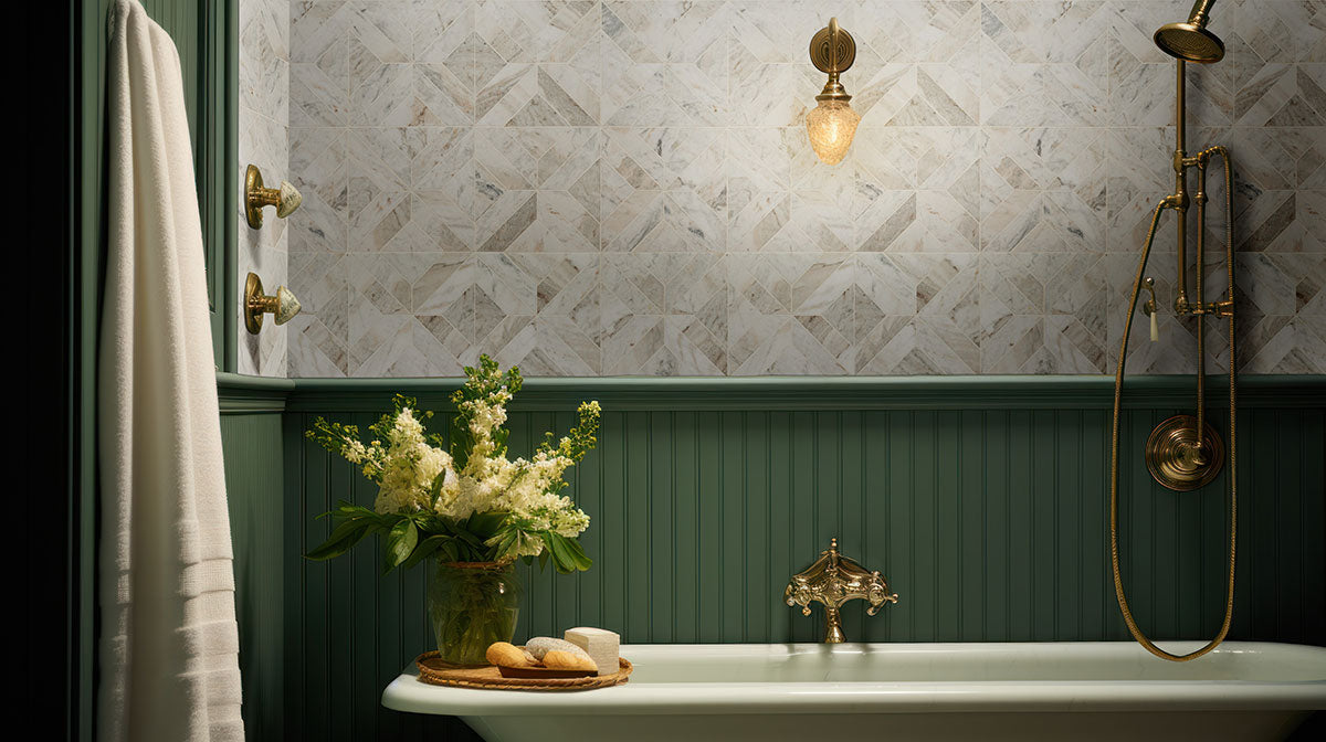 Arabescato Venato Mosaics