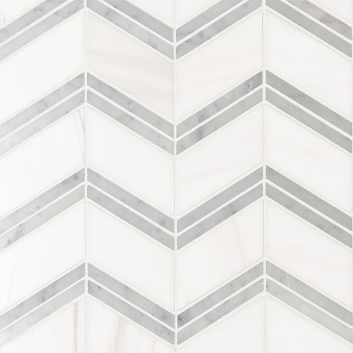 Bianco Dolomite Mosaics