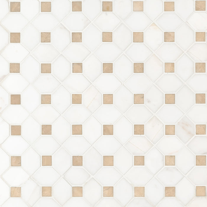 Bianco Dolomite Mosaics