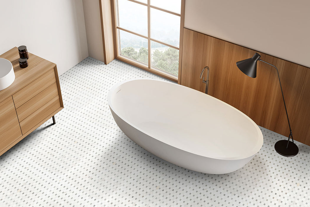 Bianco Dolomite Mosaics