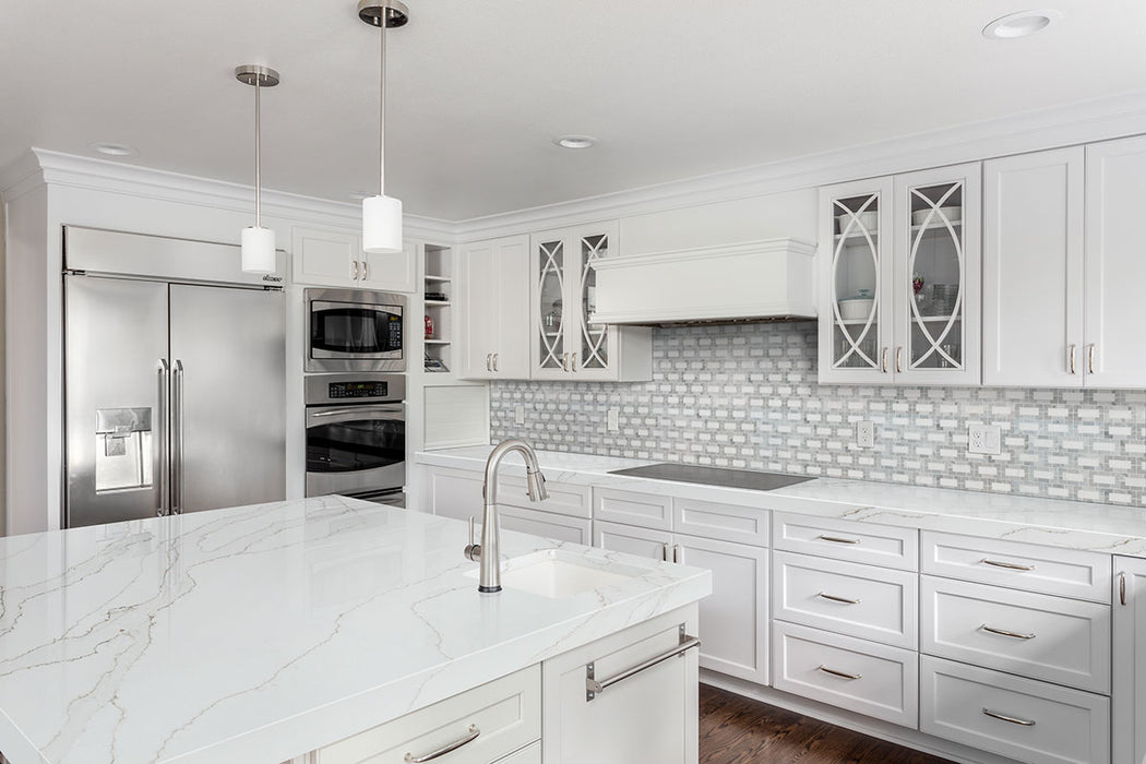 Bianco Dolomite Mosaics