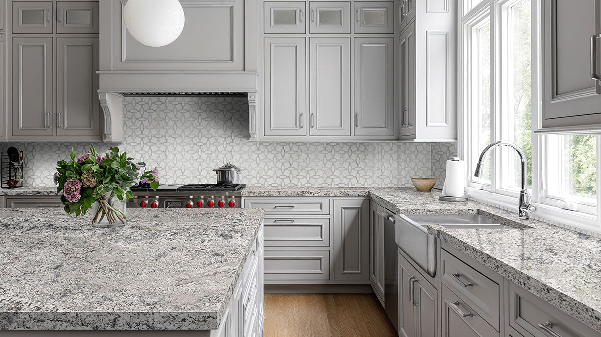 Bianco Dolomite Mosaics