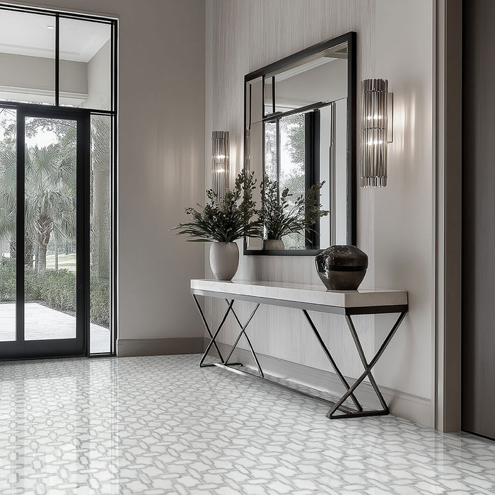 Bianco Dolomite Mosaics